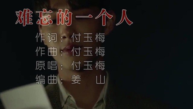 付玉梅 - 难忘的一个人 (KTV版)