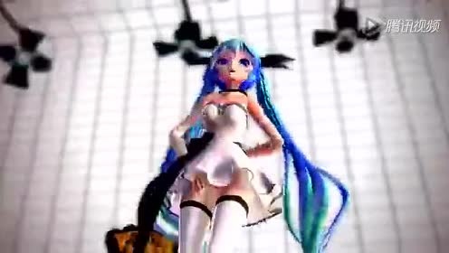 动画视频 - 【MMD 】孤雏市   一键换装 黑白之舞 （镜头配布） (饭制版)