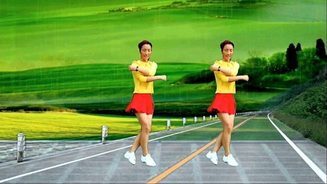 广场舞 - 金灿灿的《油菜花》静静的开，波动了哥哥思妹的情怀，健身首选 (广场舞)