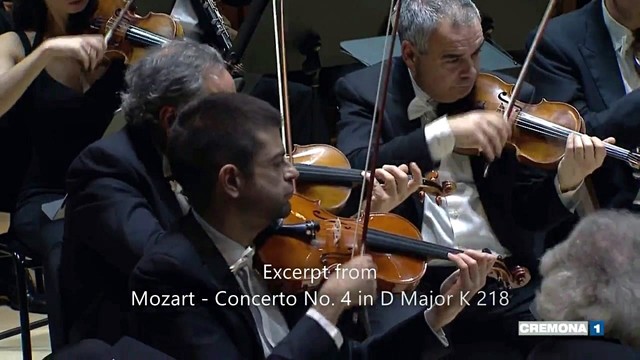 Shlomo Mintz - Mozart's Concerto No. 4 in D Major  (Live)