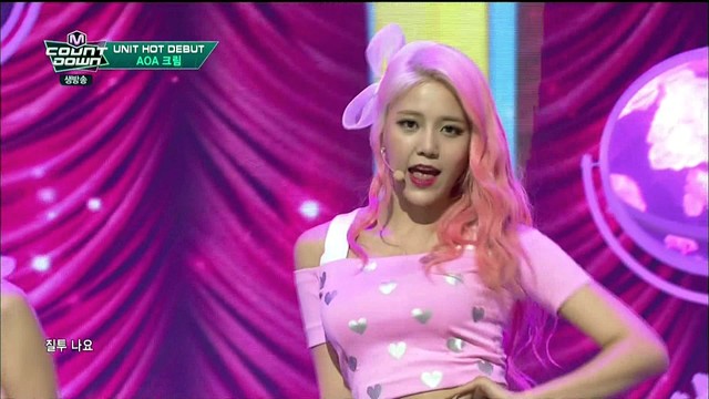 AOA CREAM - 질투 나요 BABY (Live At M! Countdown 2016/02/18) (I'm Jelly BABY)