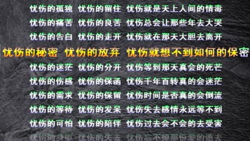 莫小炜 - 忧伤迷惑 (歌词版)