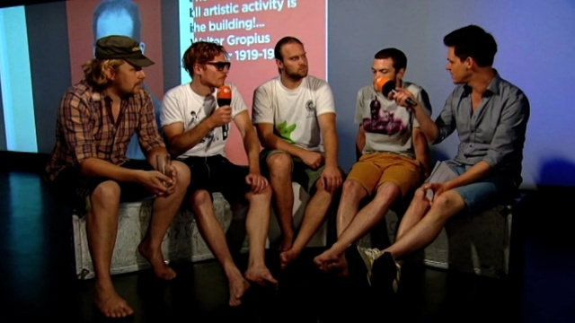 LaBrassBanda - Interview 1 (zdf@bauhaus 26.08.2013) (Live)