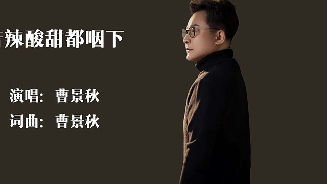 曹景秋 - 苦辣酸甜都咽下 (KTV版)