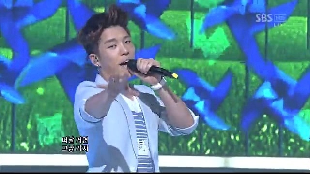 Homme - Man Should Laugh（SBS人气歌谣 11/07/24 live） (Live)