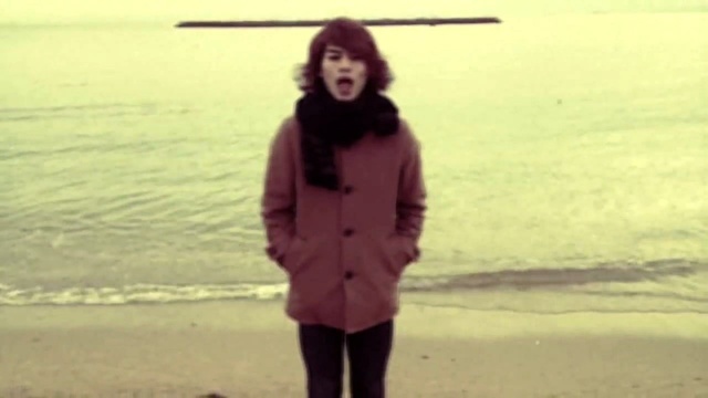 The fin. - Glowing Red On The Shore