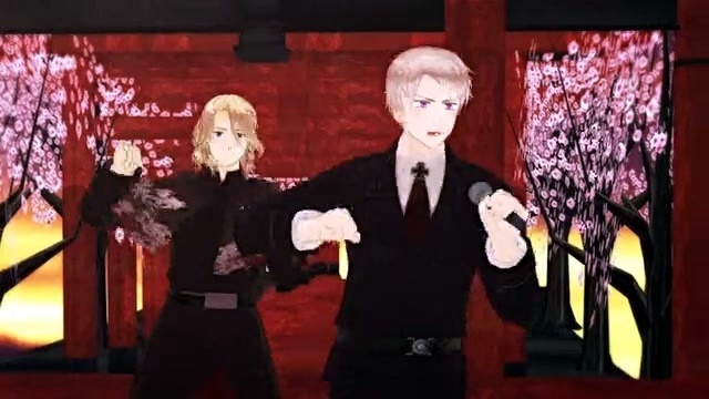 网友自制 - 【APH/MMD】恶友味音痴 神的随波逐流【动作配布】 (饭制版)