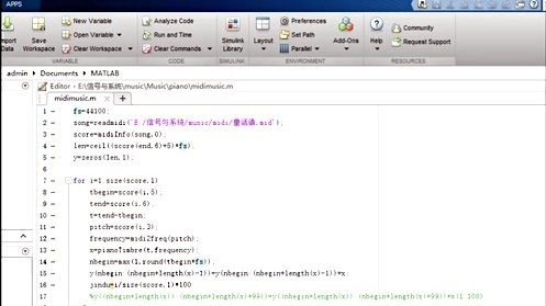演奏曲 - MATLAB会演奏系列——“钢琴版”童话镇 (饭制版)