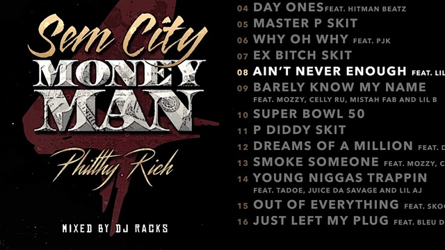 Philthy Rich - Ain't Never Enough (音频版)