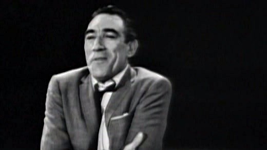 Anthony Quinn - Recites Rupert Brooke's Poem, Heaven (Live On The Ed Sullivan Show, April 21, 1963)