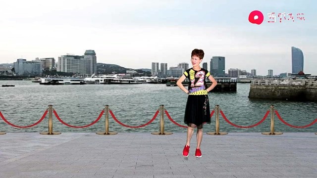 广场舞 - 金志文演唱《远走高飞》网络流行金曲 32步广场舞 简单易学附分解 (广场舞)