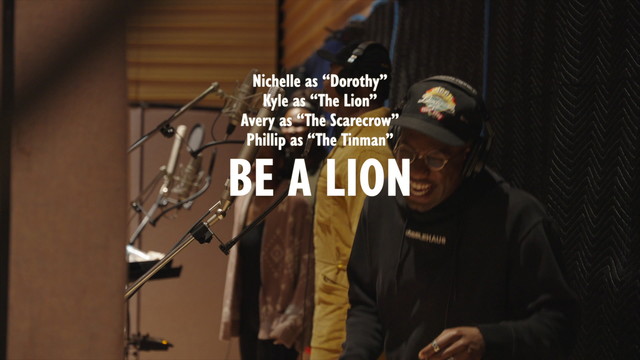 THE WIZ Cast - Be A Lion (In Studio Performance)