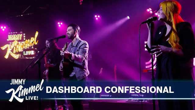 Dashboard Confessional - Everyone Else Is Just Noise (Live On Jimmy Kimmel Live)