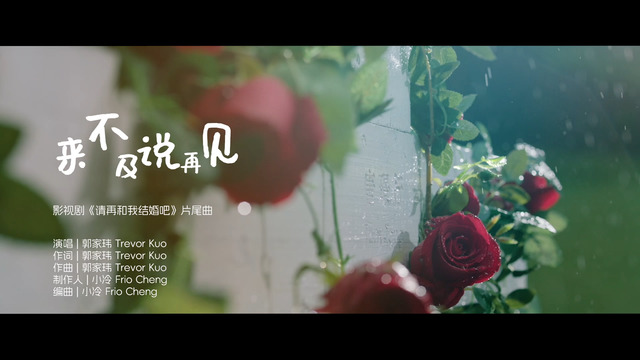 郭家玮 - 来不及说再见 (《请再和我结婚吧》影视剧片尾曲)