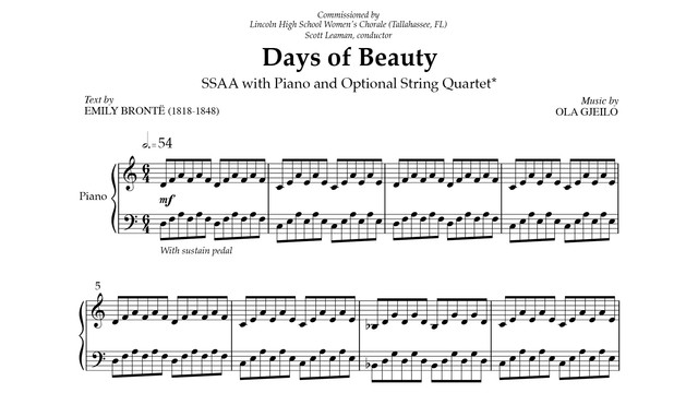Ola Gjeilo - Gjeilo: Days Of Beauty