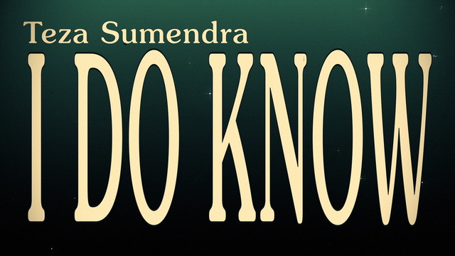 Teza Sumendra - I Do Know (Lyric Video)