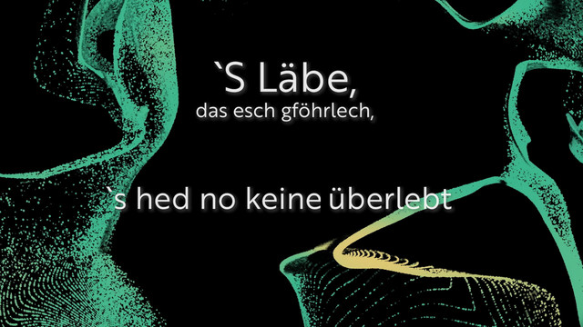 Kunz - S Läbe das esch gföhrlech (Live Unplugged Lyric Video)