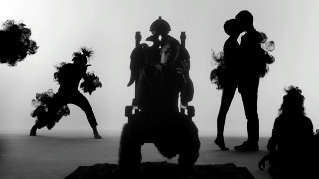 Black M - Cheveux blancs