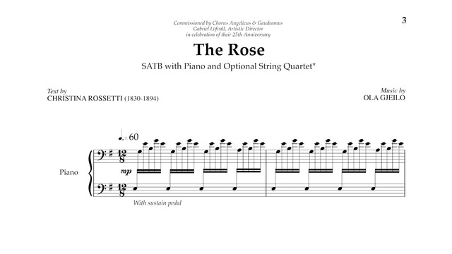 Ola Gjeilo - Gjeilo: The Rose