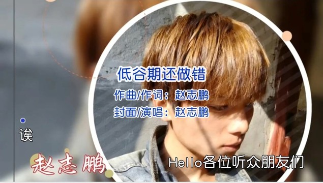 赵志鹏 - 低谷期还做错