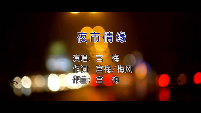 宫梅 - 夜市情缘