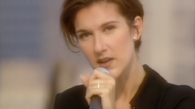Céline Dion - Pour que tu m'aimes encore(Top of the Pops en direct via satellite 1995)