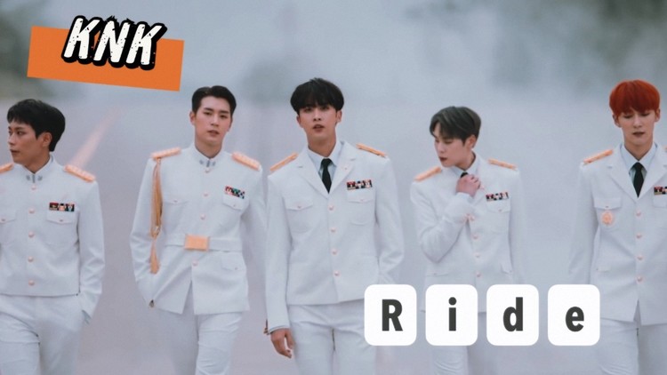 出道五年的肤白貌美大长腿男团knk《ride》