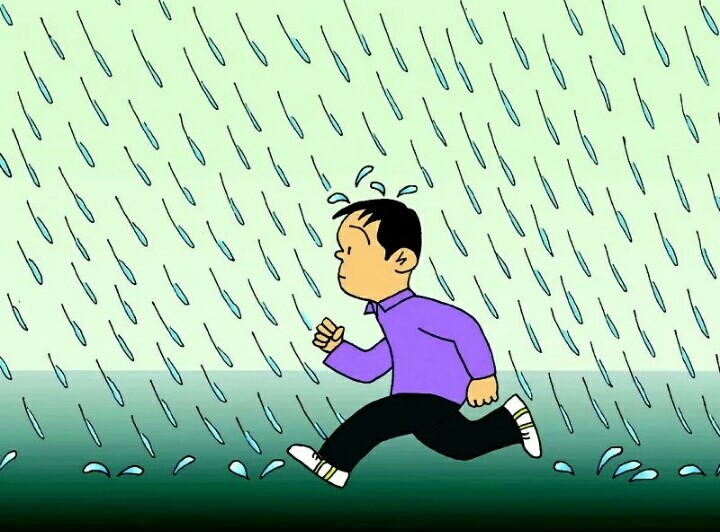 我是个没有伞的孩子 必须在雨中奔跑 只因为胸中那个 浇不灭的信仰