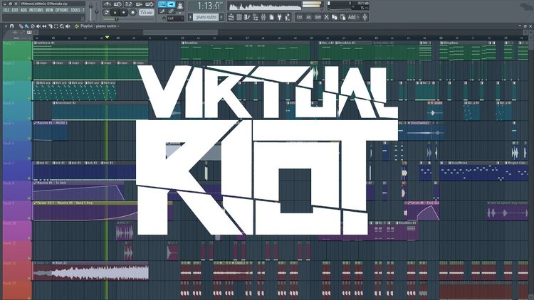 virtual riot - never let me go (remake   free flp)