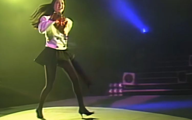  - 【4K60帧】森高千里 -  夜の煙突 [THE THIRD LIVE VIDEO 非实力派宣言 1989 Yoru No Entotsu] AI修复