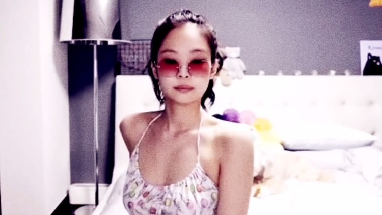 jennie ice cream造型,jennieicecream jennie演唱ice cream个人完整版!真有妮的!