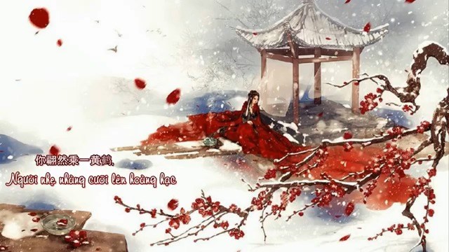 封茗囧菌/宇狗与狗《临渊见萤》歌词版,古风歌曲配梅花美人图,非常