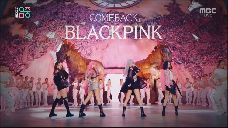 blackpink#最新打歌现场再表演强势回归新单how you