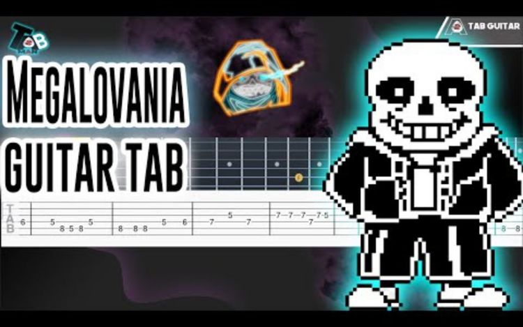 [60帧]狂妄之人(megalovania)吉他谱