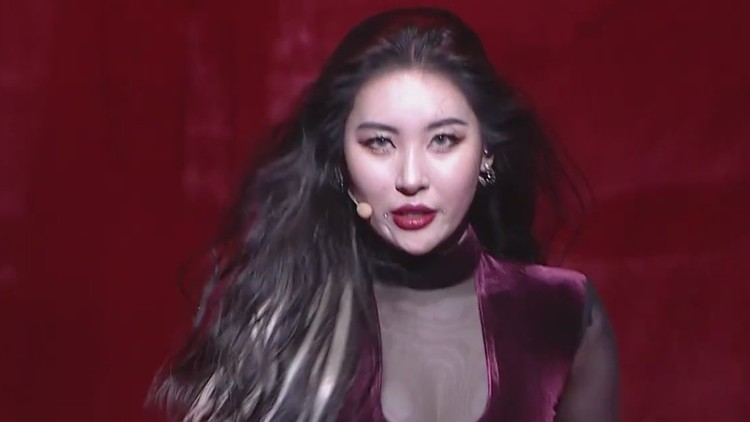 【宣美 sunmi】tail,showcase stage(what the flower)