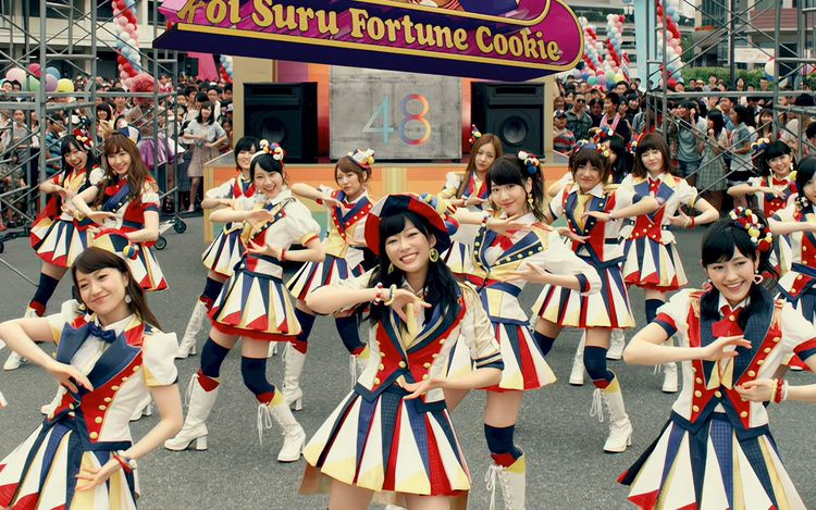  - 【4K】AKB48「恋爱幸运曲奇」油管播放量破两亿的国民神曲