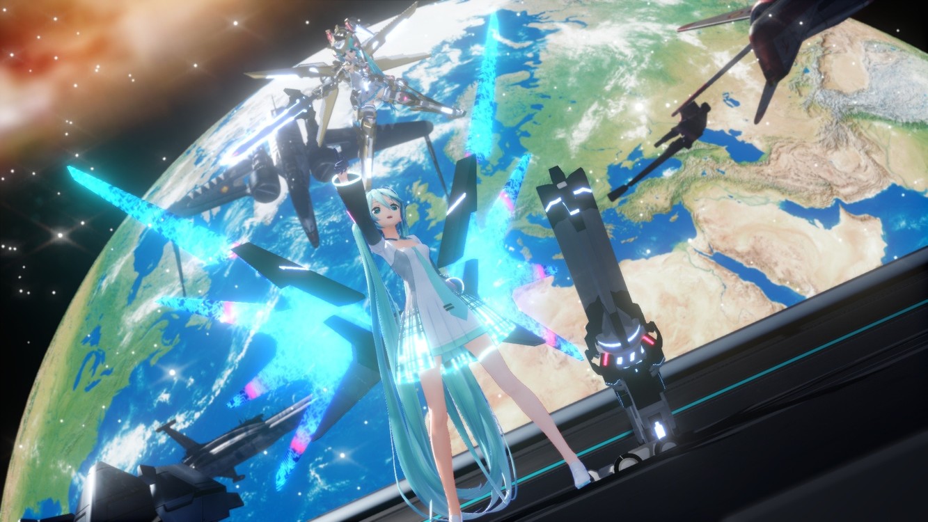 mmd初音未来,night sky patrol of tomorrow,未来与你同在