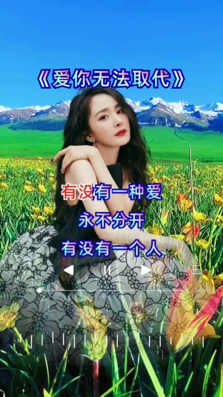 胡蜜丹一首爱你无法取代一片痴心缠绵爱你永不变