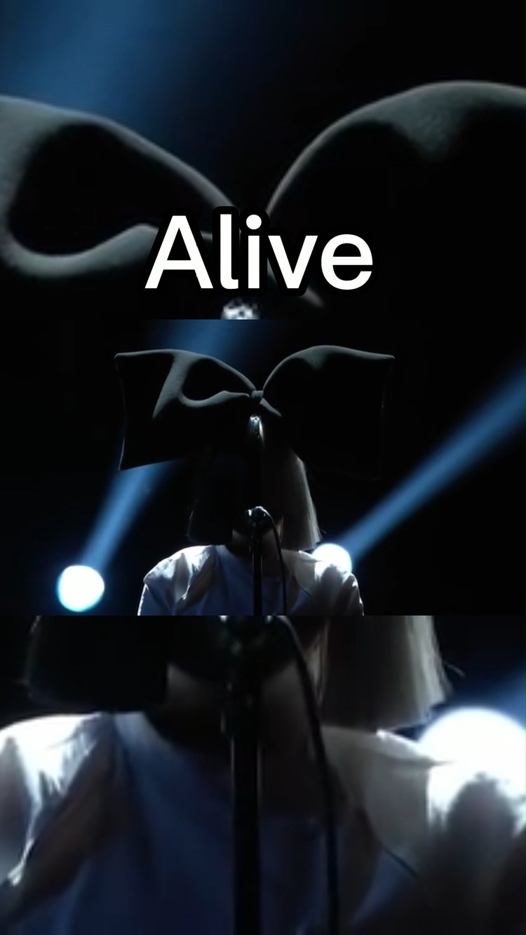 sia《alive》希雅的现场每次都会有惊喜!