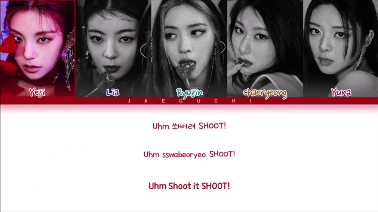 shoot!_itzy itzy新专收录曲《shoot!》歌词版视频公开