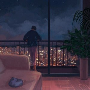 走在冷风中