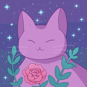 Purrple Cat