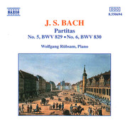 Bach, J.S.: Partitas Nos. 5 and 6 (Rubsam)