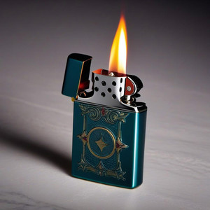 The sound of a lighter