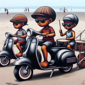 Vespa Nganggo Pantai