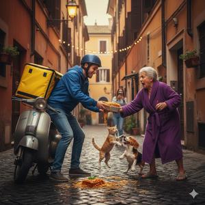 Cavaliere del cartone