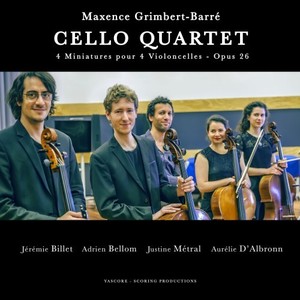 Cello Quartet - 4 miniatures pour 4 violoncelles - Op.26