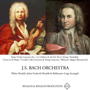 Bach: Violin Concerto No. 1 in A Minor & Air On The G String / Pachelbel: Canon in D Major / Vivaldi: Cello Concerto & String Concerto / Albinoni: Adagio (Remastered)