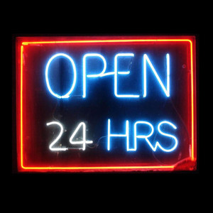 Open 24 Hrs