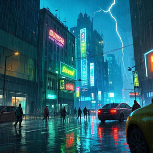 Correr bajo la lluvia